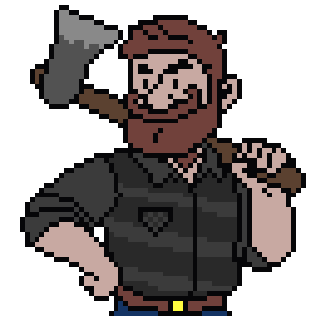 Pixel art character